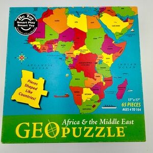 GeoPuzzle Africa & Middle East by - Vibrant Educational Puzzle
